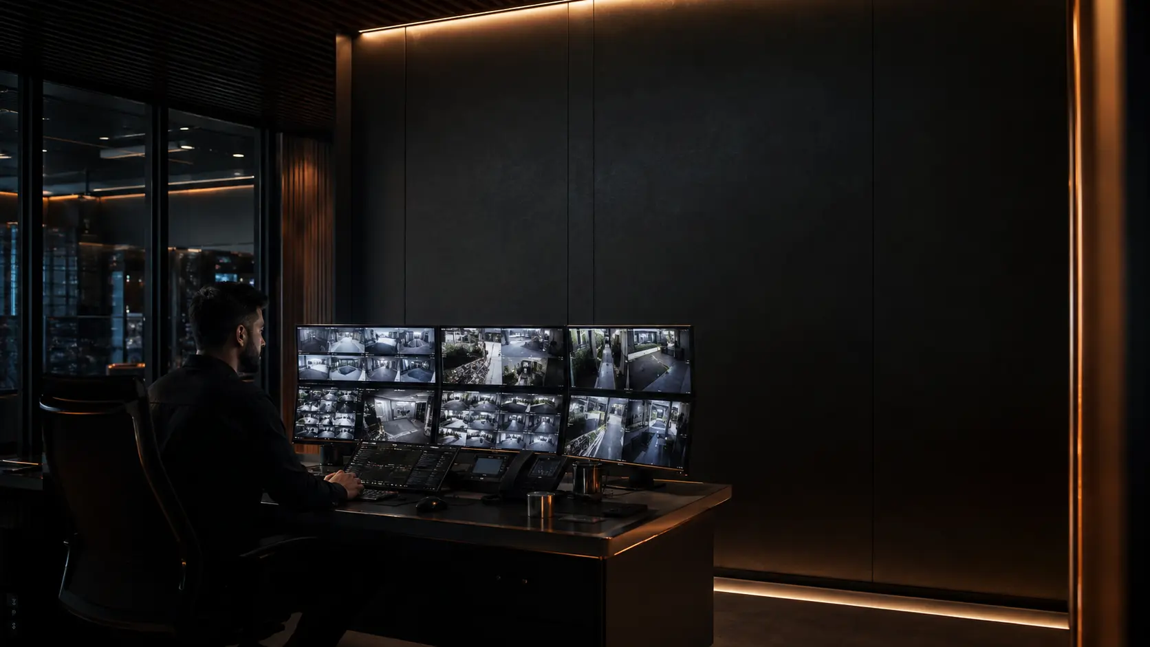 Security technology used to monitor and protect an operation